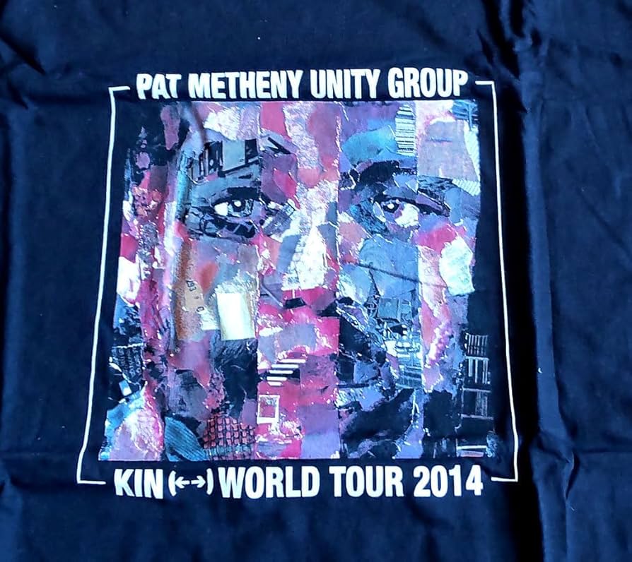PAT METHENY GROUP ワールドツアーTシャツ 2005 Vtg PAT METHENY Band World Tour 2005 Cotton Black Unisex
