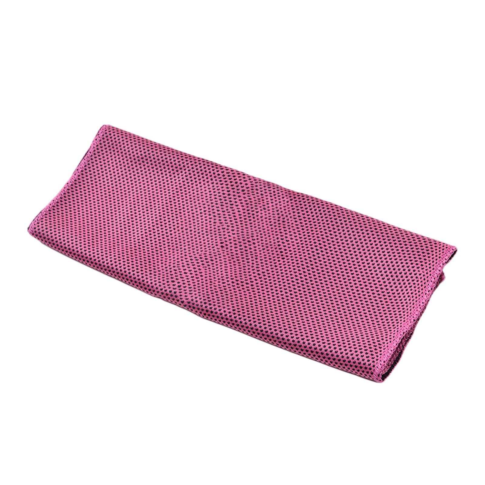 Cooling Towel 12"x40" Sweat Absorbing Gym Towel for Fitness Workout Football Pink-Sporting Goods-Fitness Running & Yoga-Fitness Equipment & Gear-Gym Towels-1 Cooling Towel-image-31