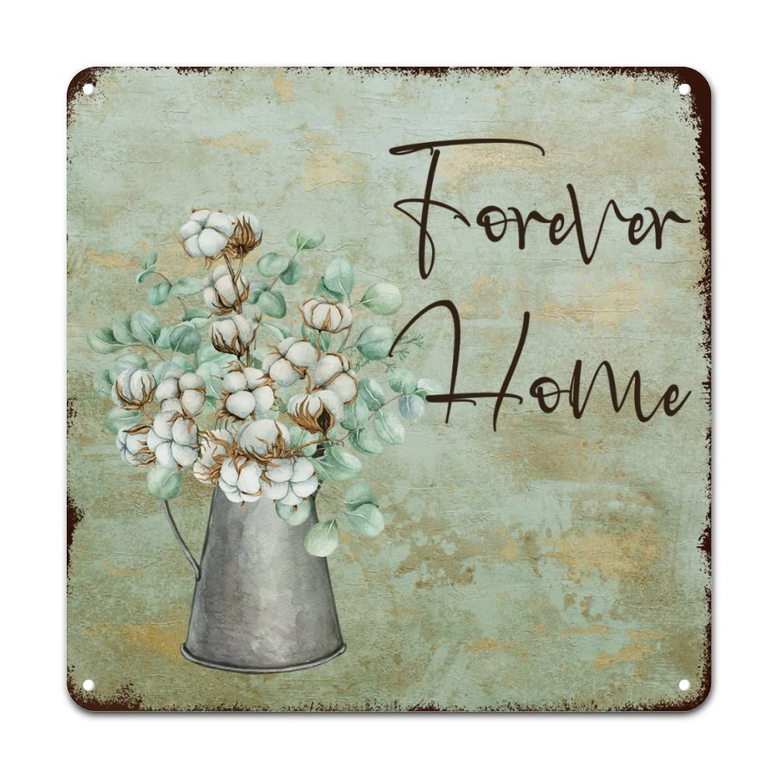 Targa In Metallo Succulent Knowledge, 30,5x40,6 Cm, Poster Botanico Per Giardinieri, Decorazione Parete Stile Cottagecore, Regalo Per Amanti Delle Piante Grasse