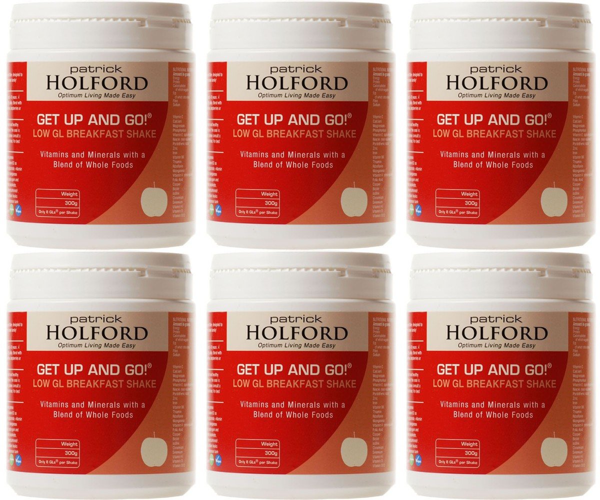 (6 Pack) - Patrick Holford - Get Up & Go | 300g | 6 Pack Bundle