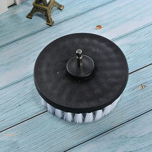 Miniatura 8 de Wixine 1 unids 5" blanco cepillo accesorio para limpieza de alfombras de cuero y tapicería kit