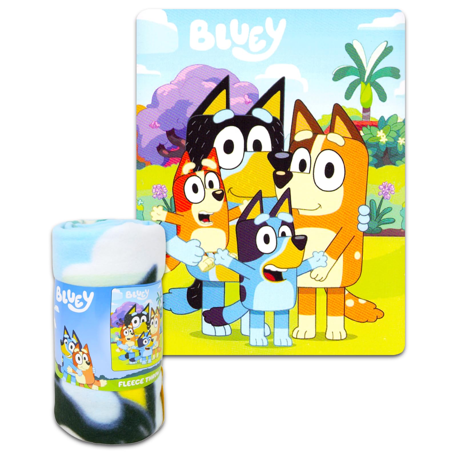 Bluey Kids' Hooded Blanket in 2024 Hooded blanket, Kids outfits