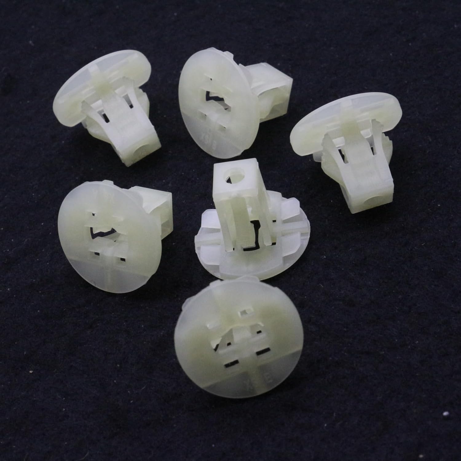 10 Pcs Side Shield Expanding Nut Nylon White Head Diameter 22mm Overall Height 17mm Stem Length 15mm 07149248255 for BMW 228i 2014–2016 for BMW 228i xDrive 2015–2016 for BMW 230i 2017–2021