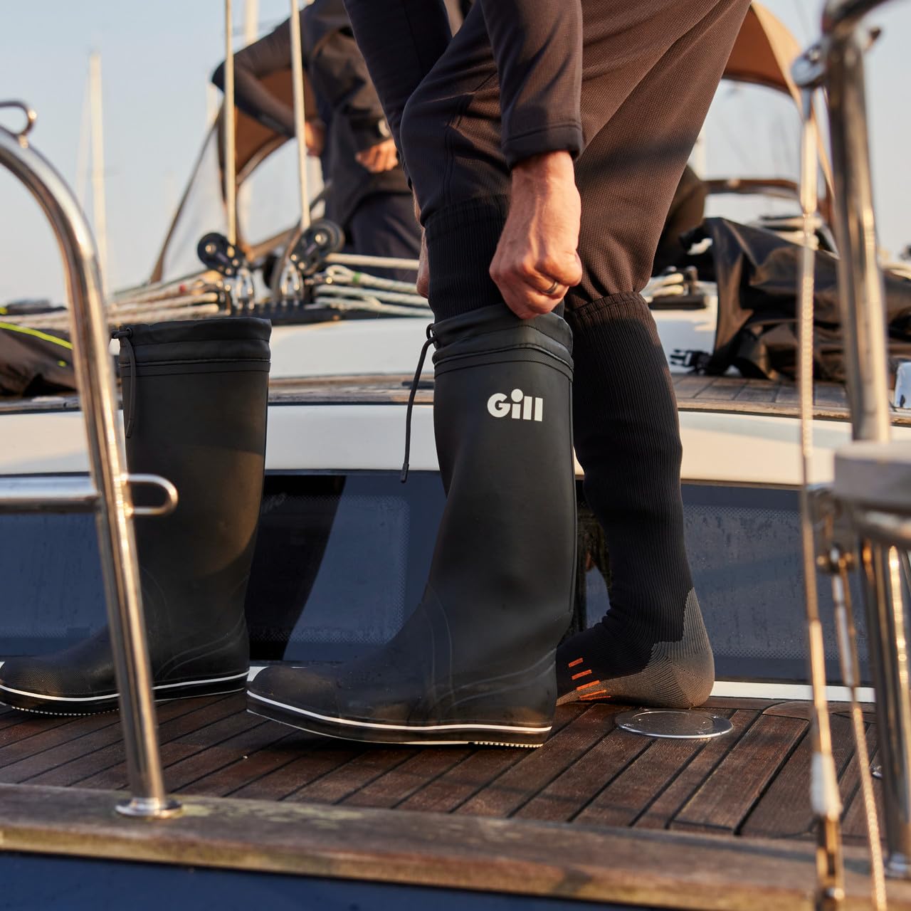 Gill Tall Yachting Sailing Boots 918 - Black