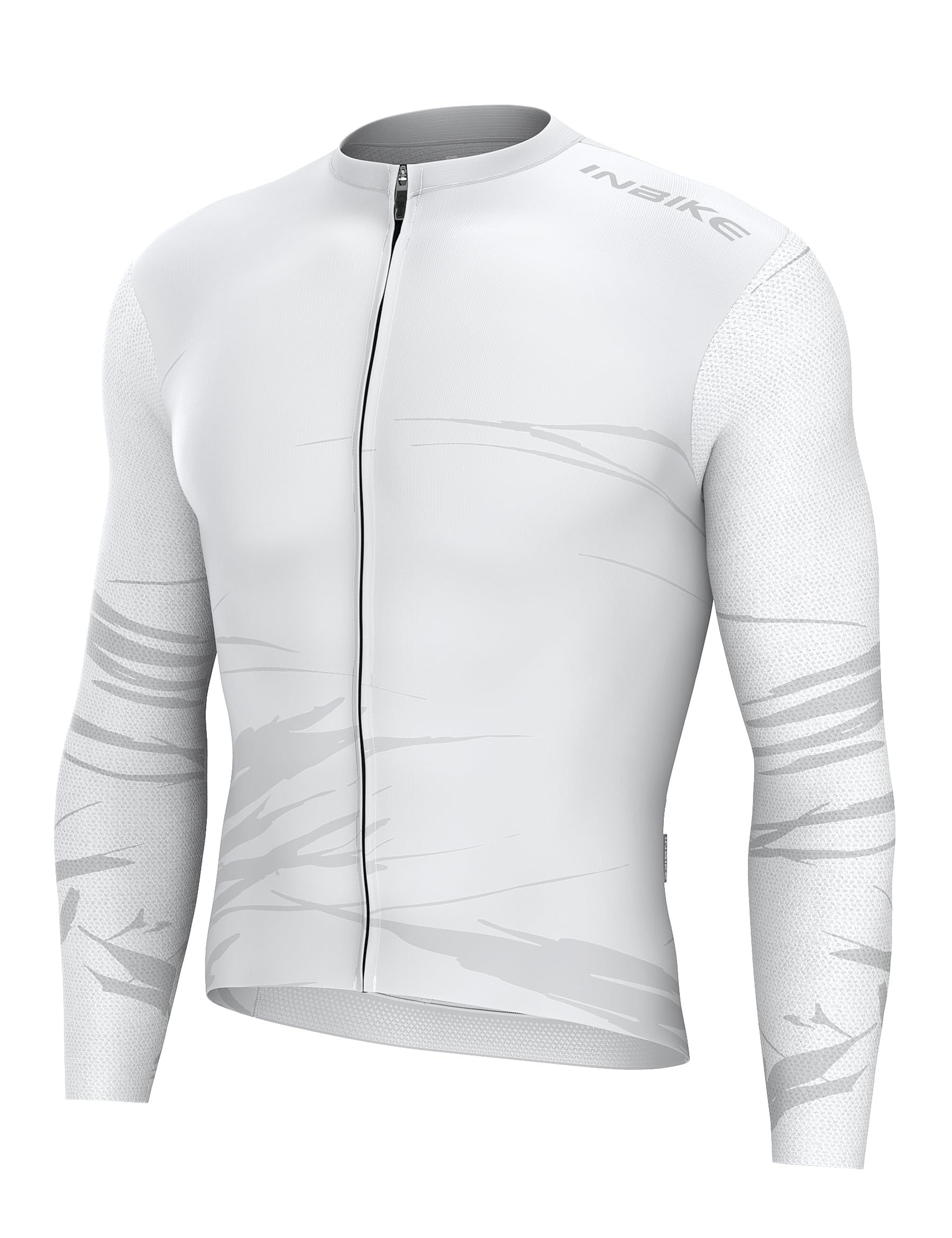 INBIKE Maglia Ciclismo Uomo con Maniche Lunghe Maglia MTB Maglia Bici Traspirante Asciugatura Rapida Magliette Mountain Bike