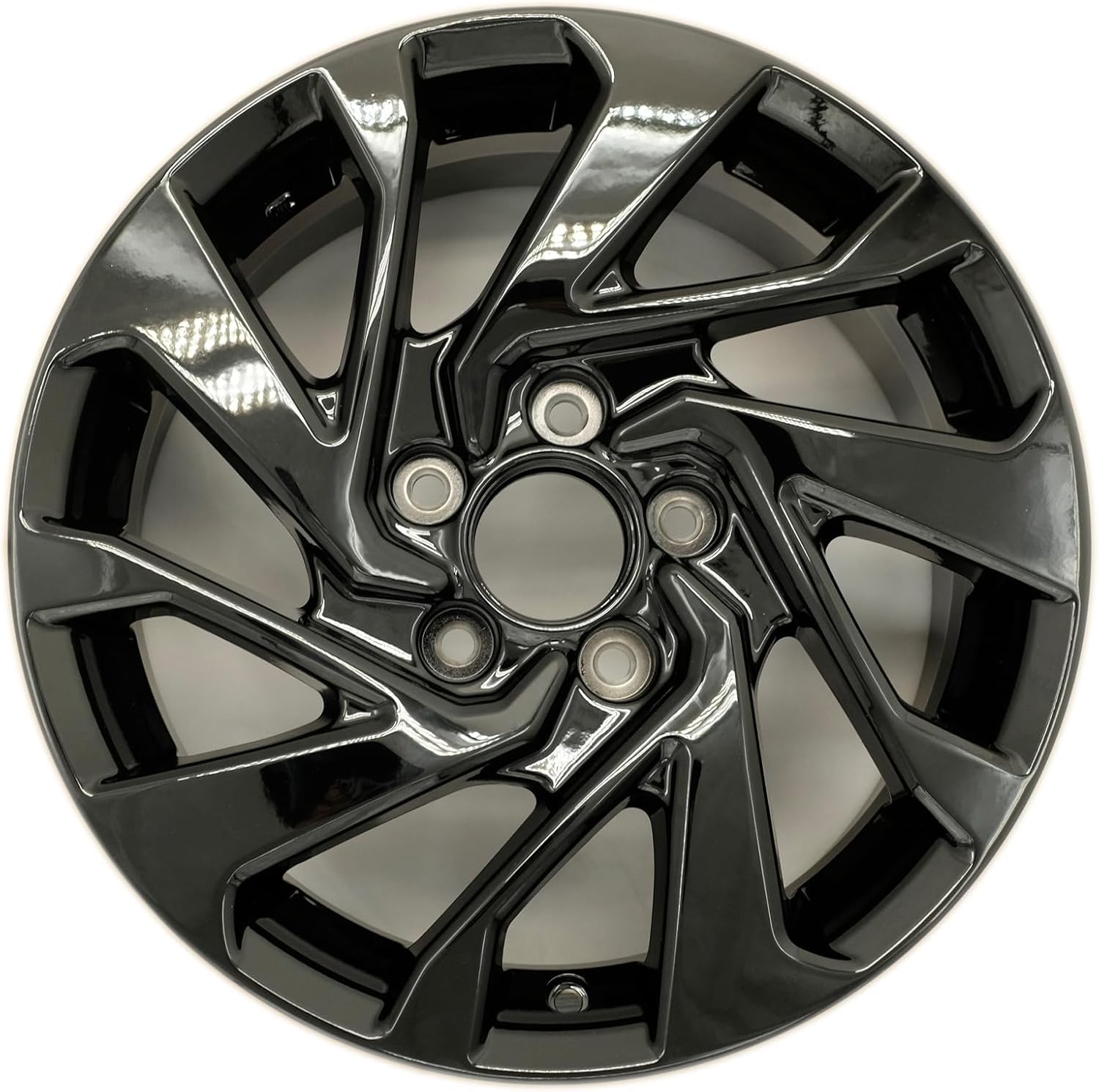New Set of 16x7 Inch 16” Alloy Wheel for 2016–2021 Honda Civic | OEM Design Replacement Rim | Gloss Black Finish | Direct Fit - OE Stock Specs | 64095