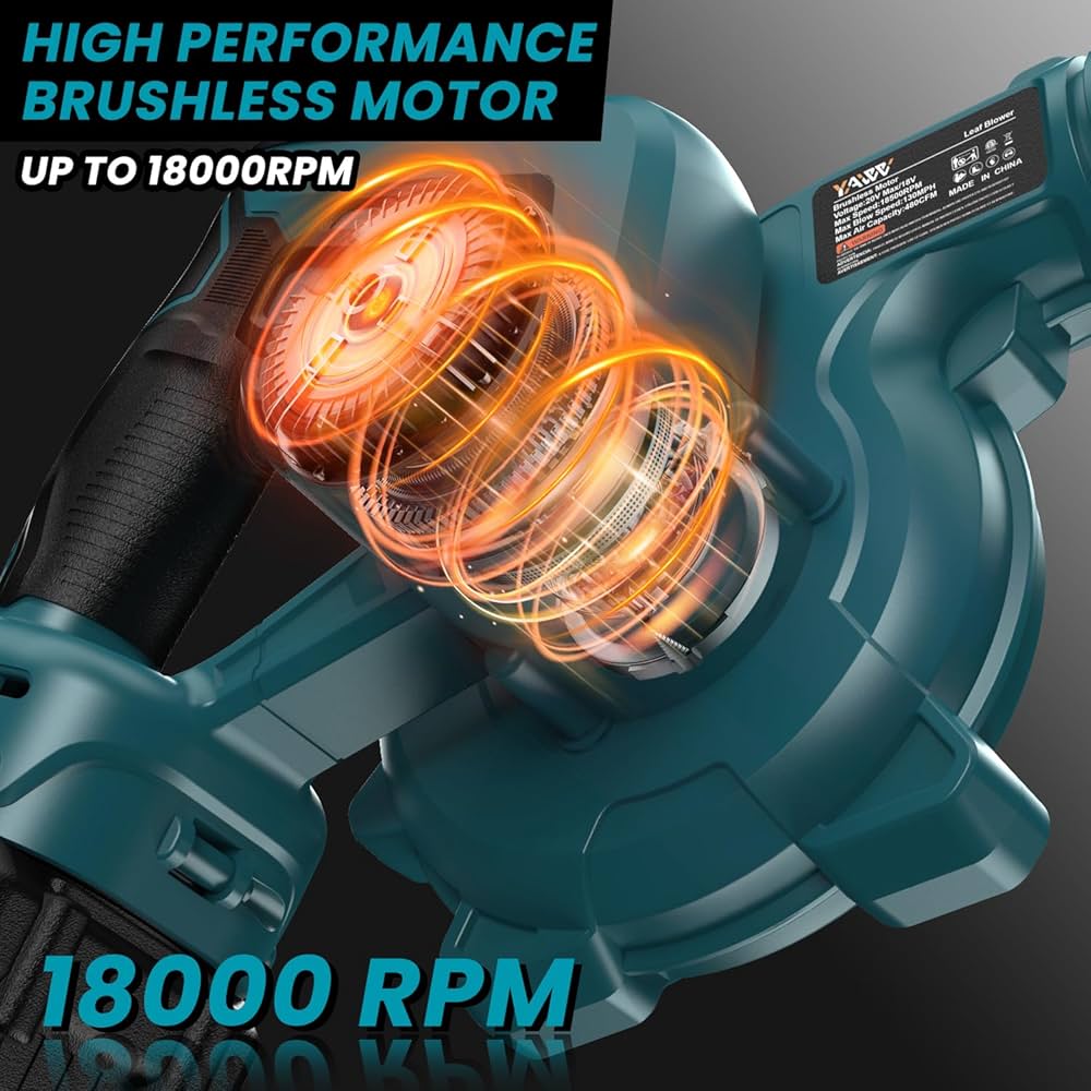 Amazon.co.jp: コードレスリーフブロワー マキタ18Vバッテリー用