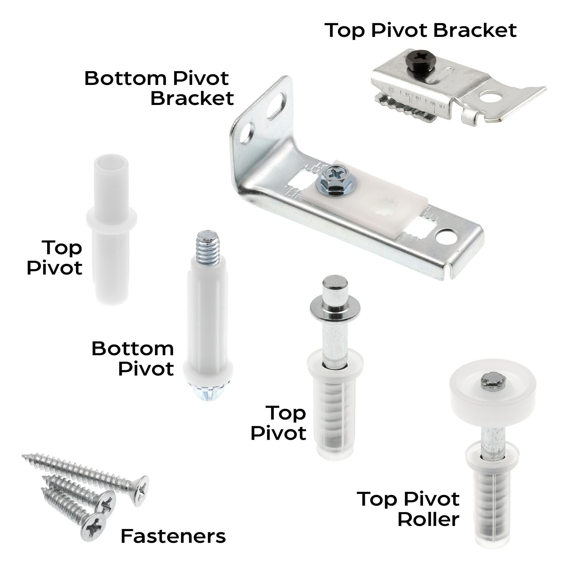 Prime-Line N 7534 Bi-Fold Door Hardware Repair Kit – Includes Top