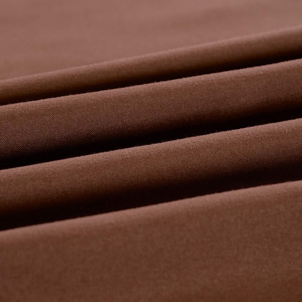 Split Head Flex King Sheet set 4 PCs- Adjustable Split King Chocolate Solid 100% Cotton Sheets - 400-Thread-Count Top Head Split Bedsheets - 39" Split Down from The top mattress Upto 12-15 inches deep