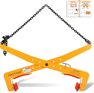 2646 lbs Granite Slab Lifting Clamp, Adjustable Range: 17-43, Heavy Duty Stone Scissor Lifter Clamp for Carrying and Vertical Transport of Marble, Concrete Blocks, Slate Sheets, Curb Stones