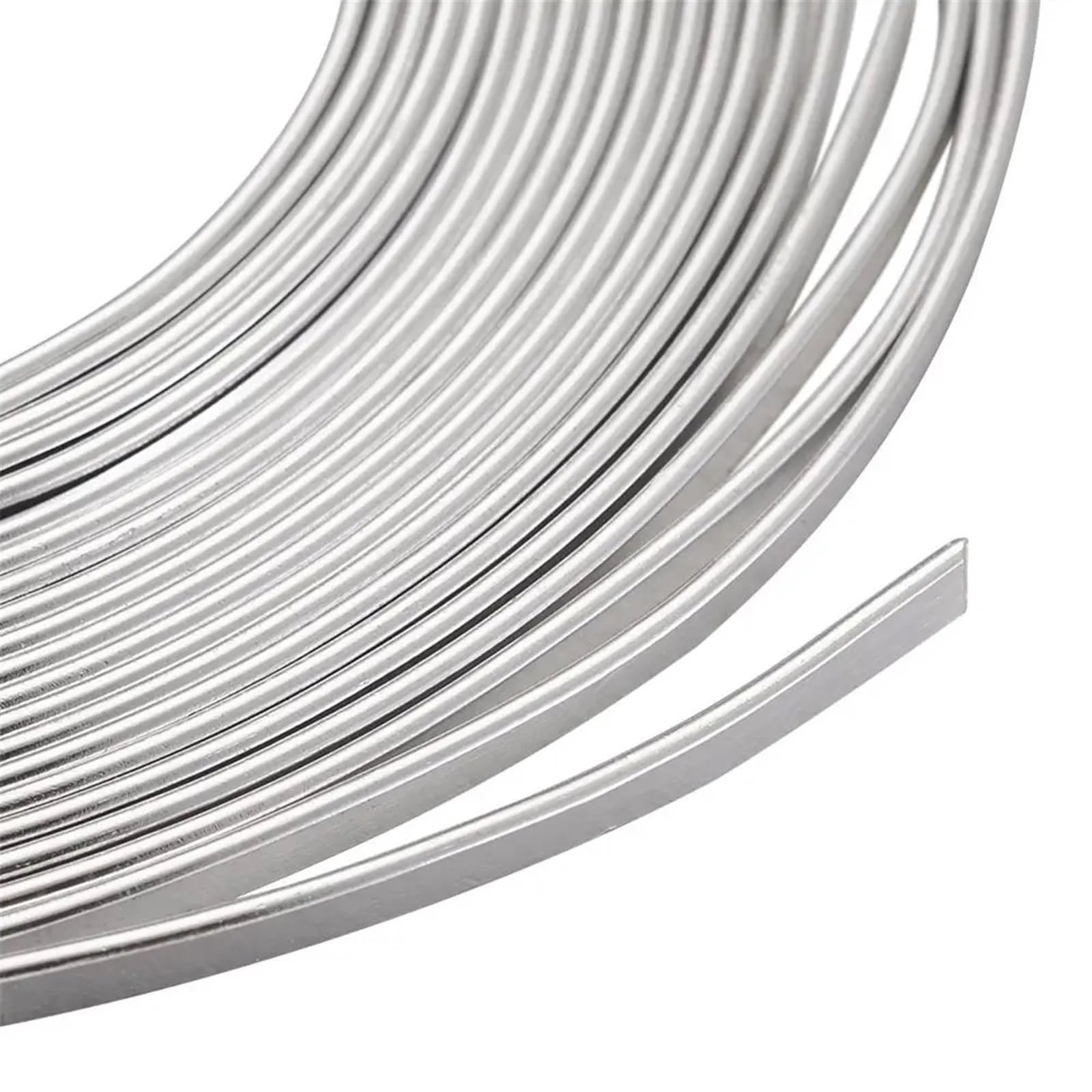 Szeroka gama kolorów: Drut aluminiowy występuje w wielu żywych kolorach, idealnych do dodania odrobiny koloru do Twoich kreacji. 5 rolek 3 mm 5 mm płaski drut aluminiowy Ręcznie robiony drut metalowy