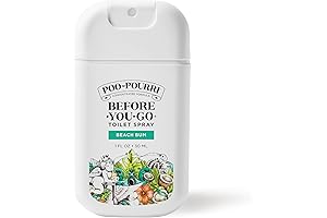 Poo-Pourri Before-You-Go Toilet Spray, Beach Bum, 1 Fl Oz - Coconut, Orchid and Toasted Praline