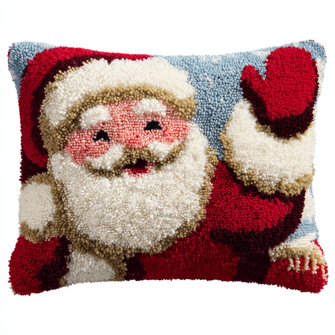 Kitquiver Cushion Making Kit Cartoon Characters DIY Latch Hook Kits Pillow Needlepoint Cushion Kit for Home Décor Needlework Set for Adult Beginners 17x17In