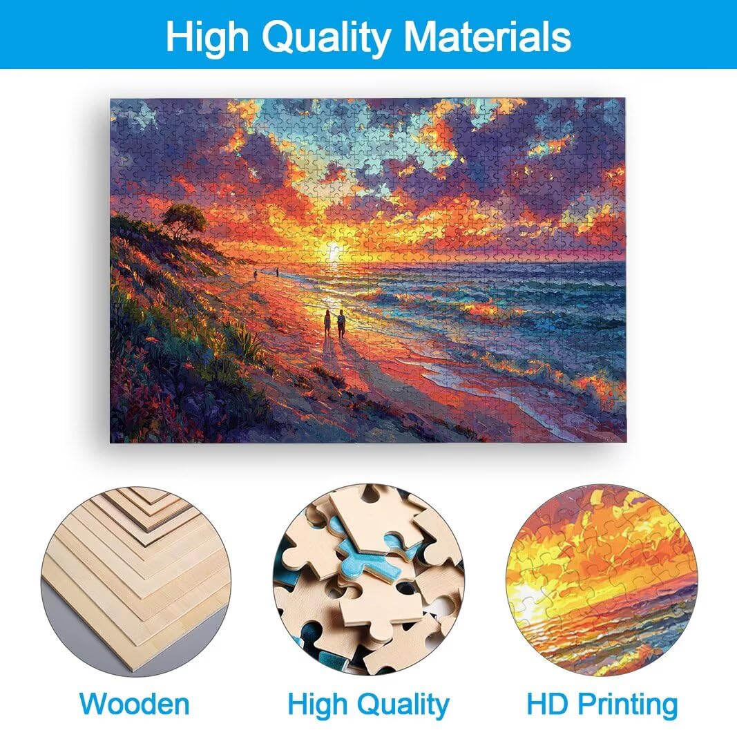 Puzzle 3000 Pièces Adultes, Puzzle 3000 Pieces Plage, Cadeau Femme -2844
