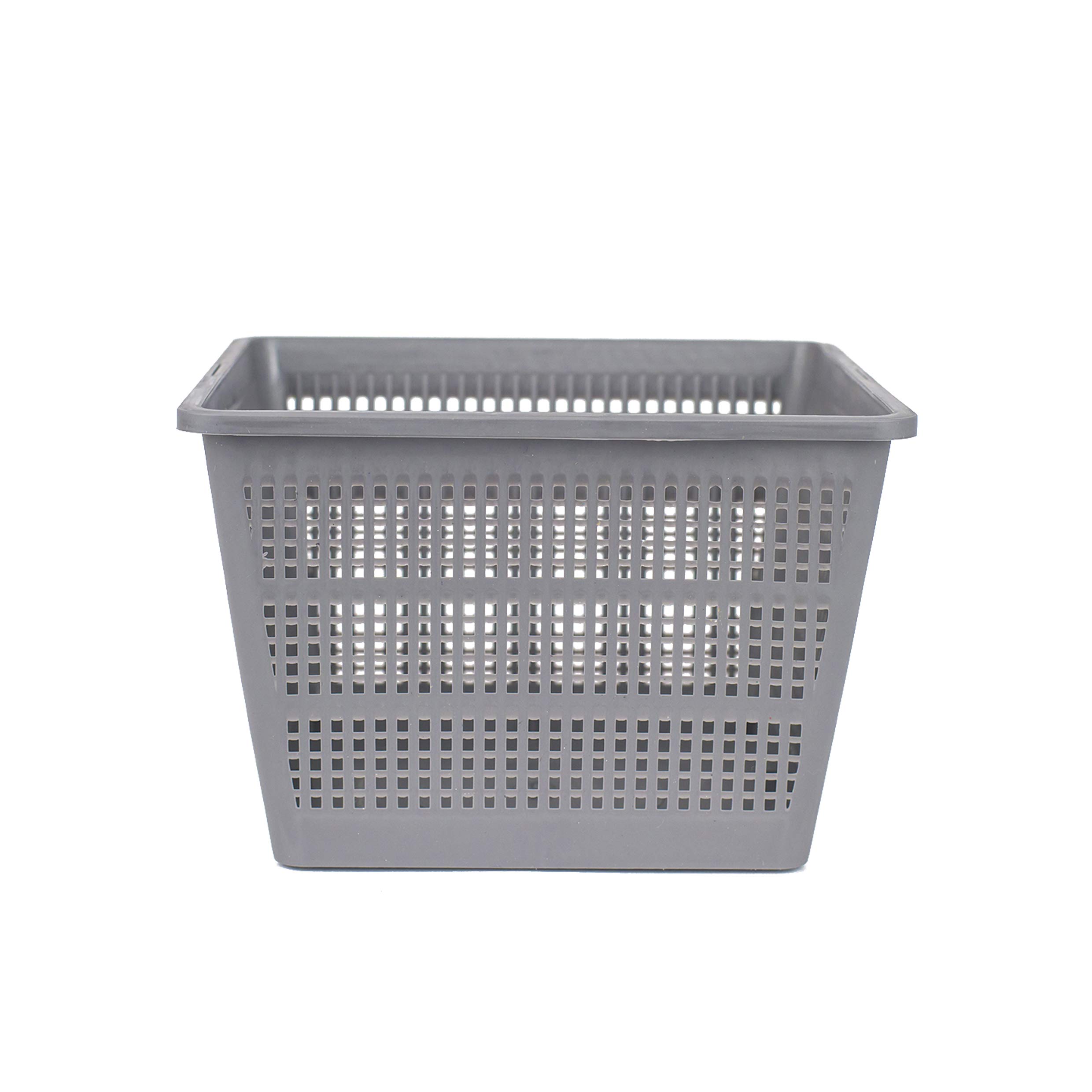 Inter Flower 10er Set Pflanzkörbe Wasserpflanzen 18 x 18 x 12 cm für Gartenteich – geeignet für Teichpflanzen wie Seerosen/Kunststoff/Teichpflanzen Korb Gartenteich Wasserpflanzen