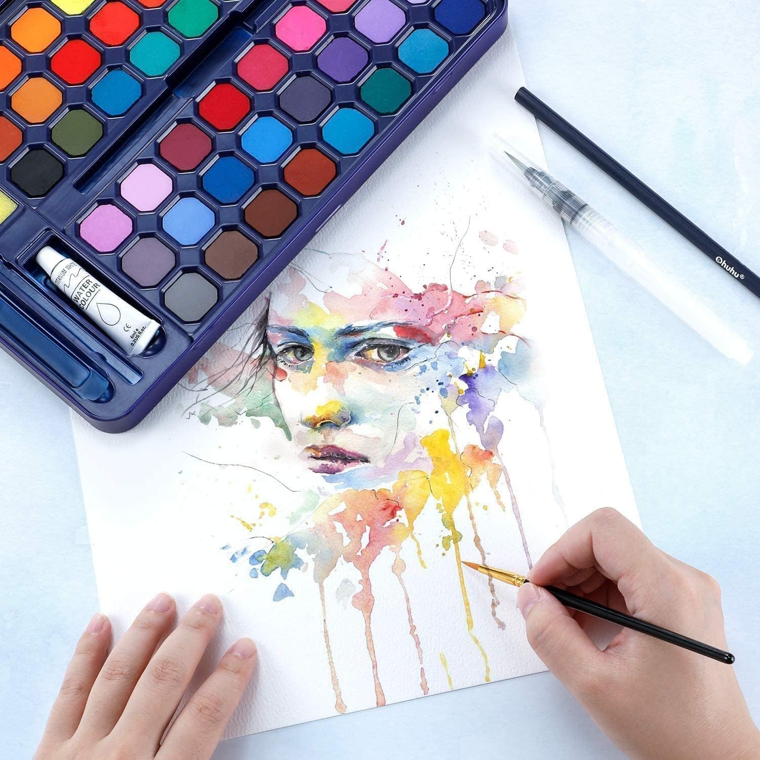 Amazon | Ohuhu スケッチブック A4 画用紙 200gsm 210mm×297mm