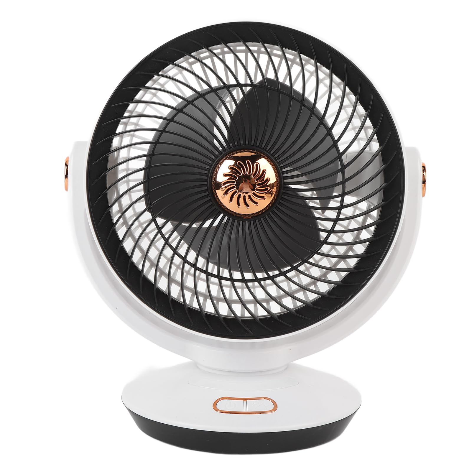 YUYTE Ventilatore da Tavolo USB, velocità Regolabile con Luce Notturna,