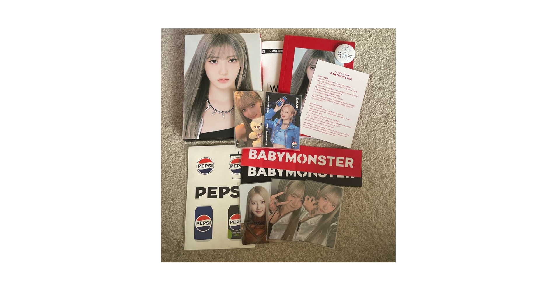 Amazon.co.jp: BABY MONSTER ラミ 韓国限定 popup トレカ ペプシ