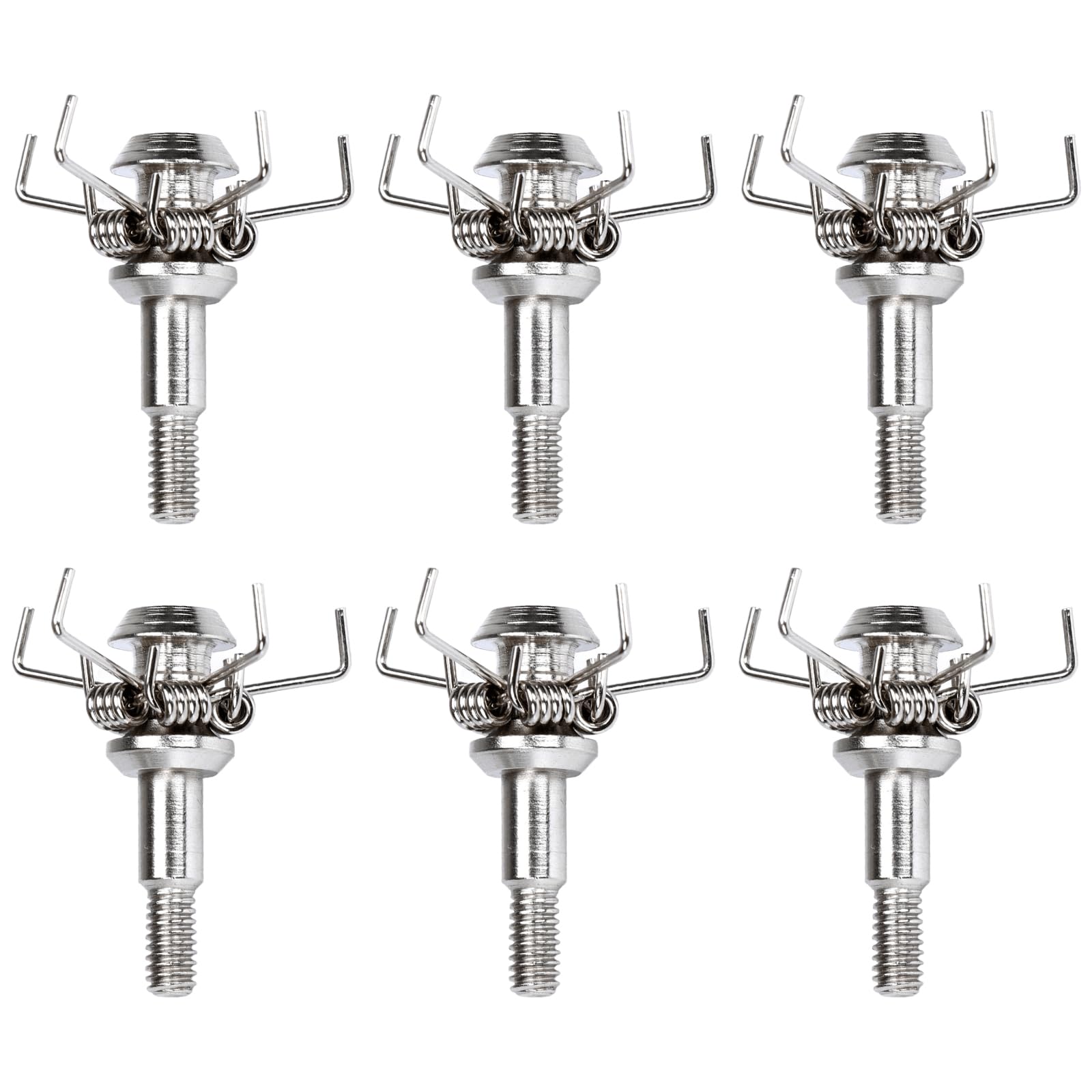 Vleant 6 Pcs 100 Grain Archery Broadheads, Flat Tips Judo Point Practice Archery, 5-Claw Small Game Arrow Heads for Enhanced for Hunting Archery, Arrow Tip Accessories