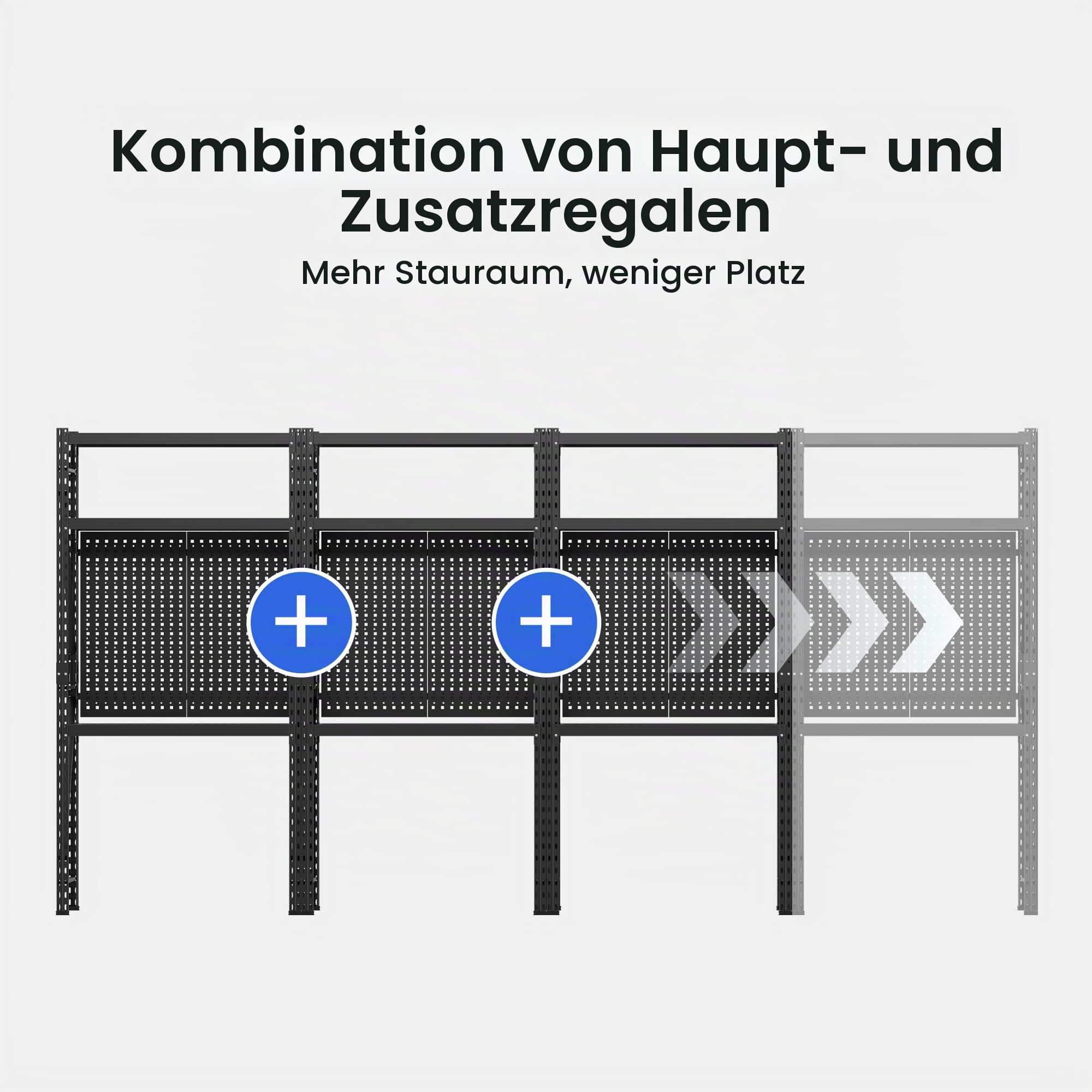 FlexiSpot Werkbank & Schreibtisch mit Regal und Lochwand – Stabiler Werkzeugtisch, bis 200 kg belastbar, vielseitig nutzbar in Werkstatt, Büro, Lager oder Zuhause (Schwarz)