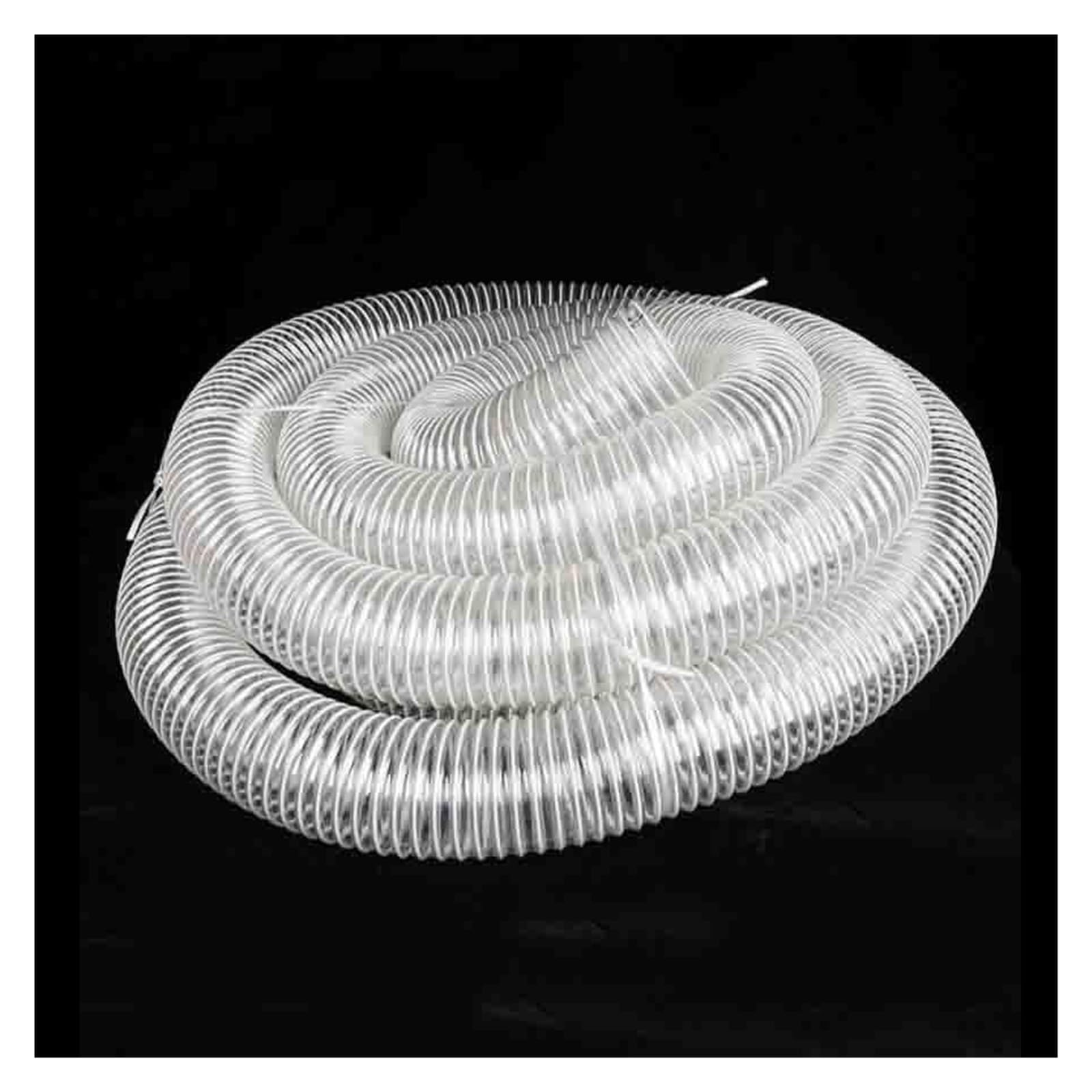Flexible Aspiradora Limpieza Manguera Diámetro interno plástico transparente industrial de la manguera 30-100m m del alambre de acero del PVC longitud de 1-5 metros(4 Meter,Inner Diameter 30mm)