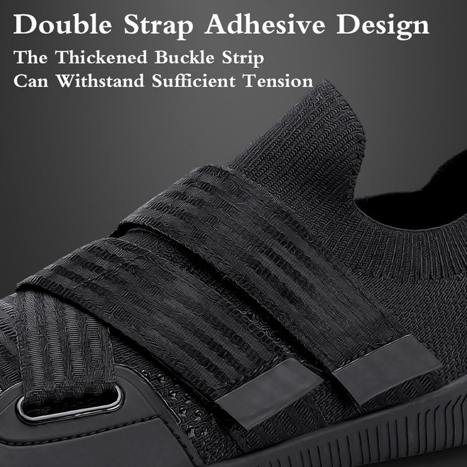 Męskie buty sportowe Barefoot Stability Strap, Męskie buty do martwego ciągu, z gumową, antypoślizgową podeszwą, do podnoszenia ciężarów i przysiadów