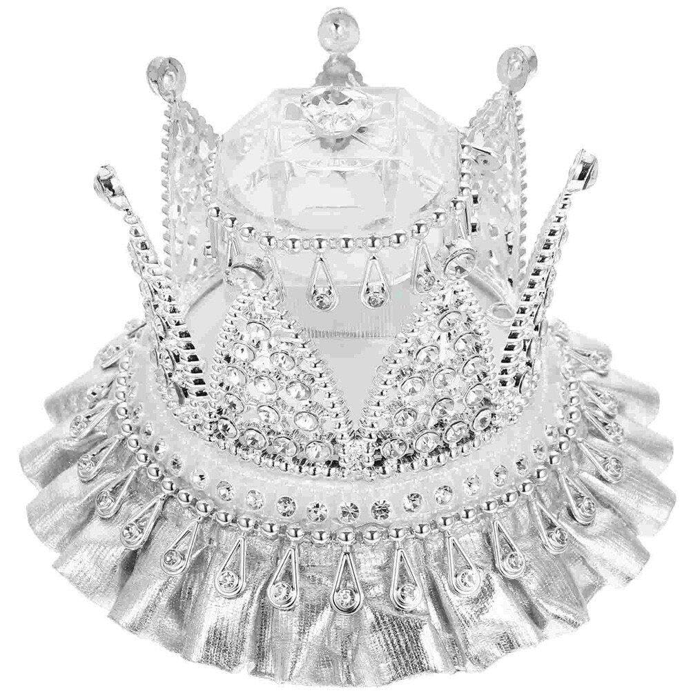 Récipient en bague d'anneau de mariage pour organiser et sécuriser vos bijoux sur l'autel