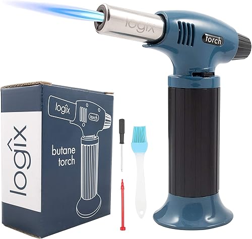Miniatura 8 de LOGIX 20911 - Encendedores de antorcha, antorcha de cocina para crema brûlée, butano recargable, mini, antorcha culinaria