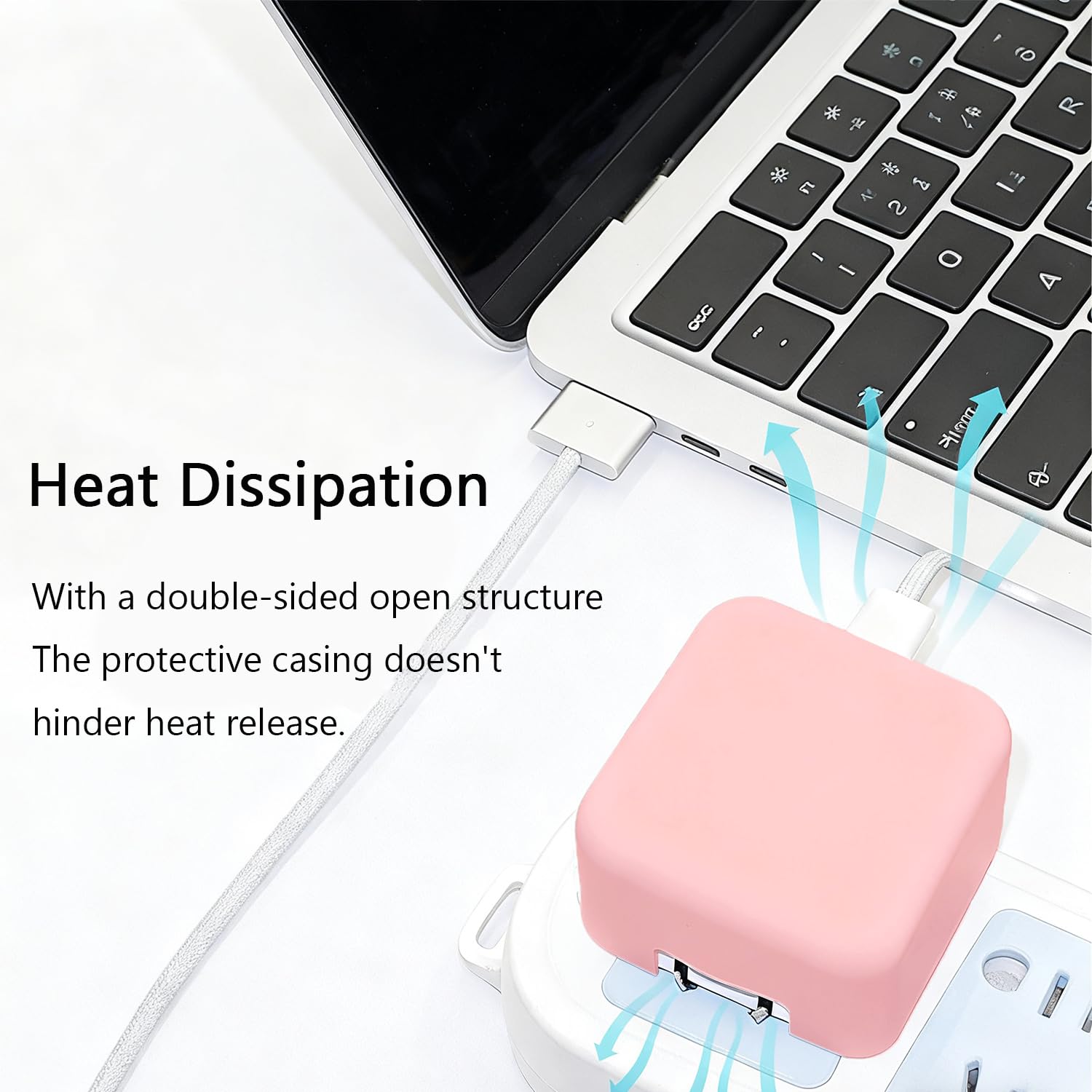 Amazon.co.jp: YSCLBAHUKE ピンクシリコン充電器ケース Apple 40W