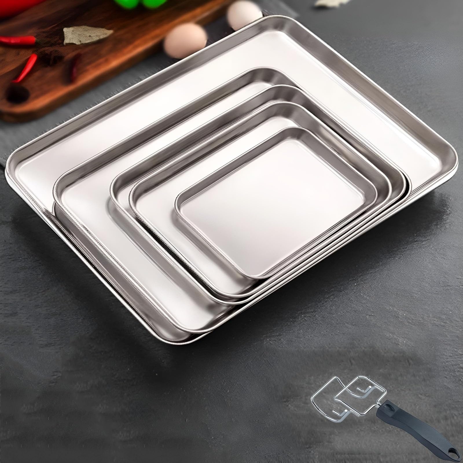 Plateaux de cuisson inox indispensables pour réussir vos repas de famille