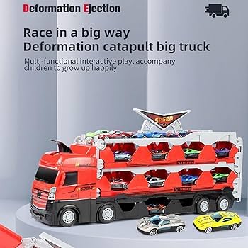 Amazon.co.jp: トランスポーターおもちゃトラック | 子供用巨大