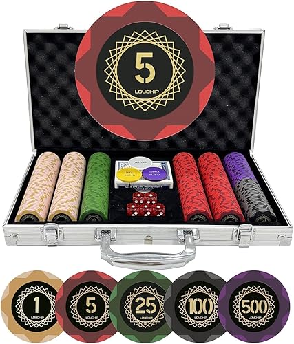 Casino-Grade 300-Piece 14 g Clay Chip Set