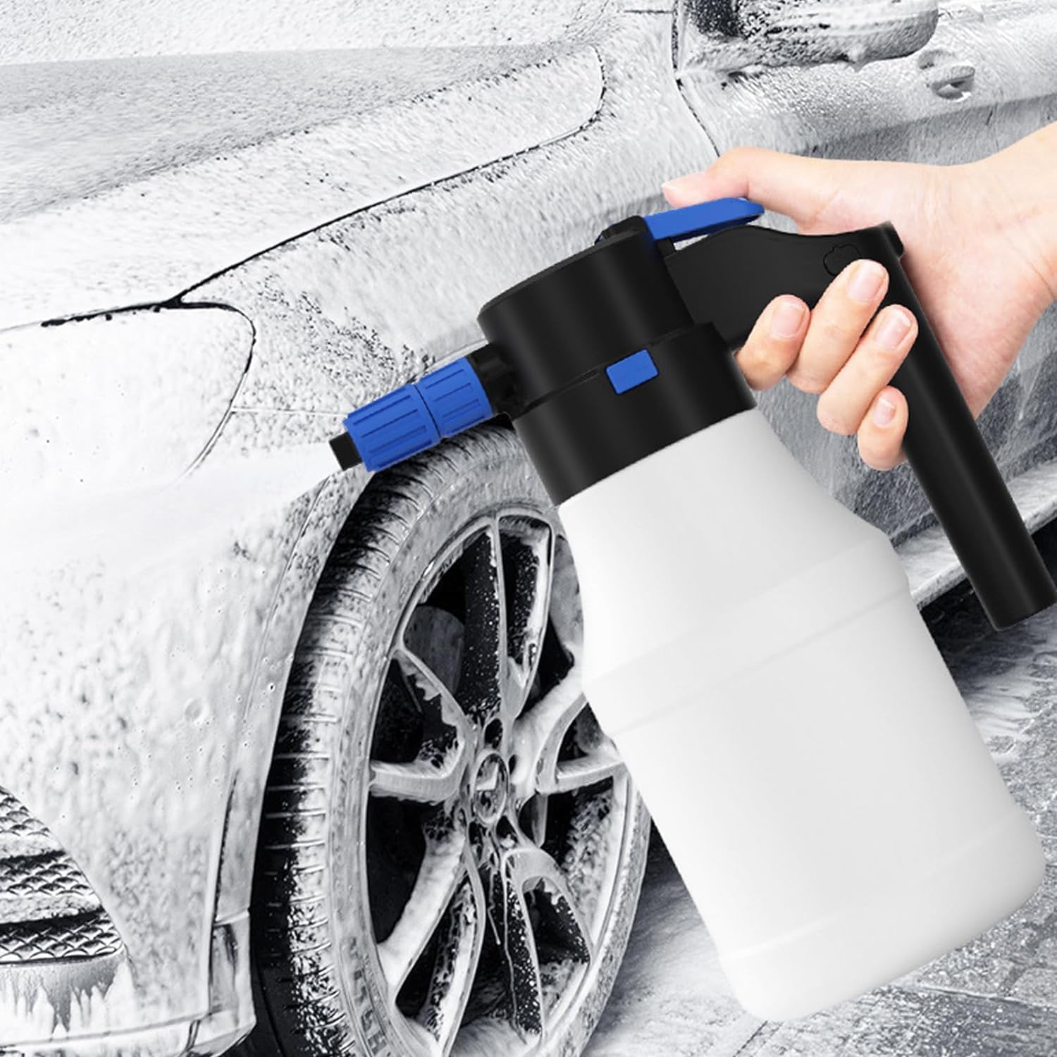 2 in 1 Spruzzatore di shapoo per sapone all'acqua per lavaggio a schiua Foaaster per auto
