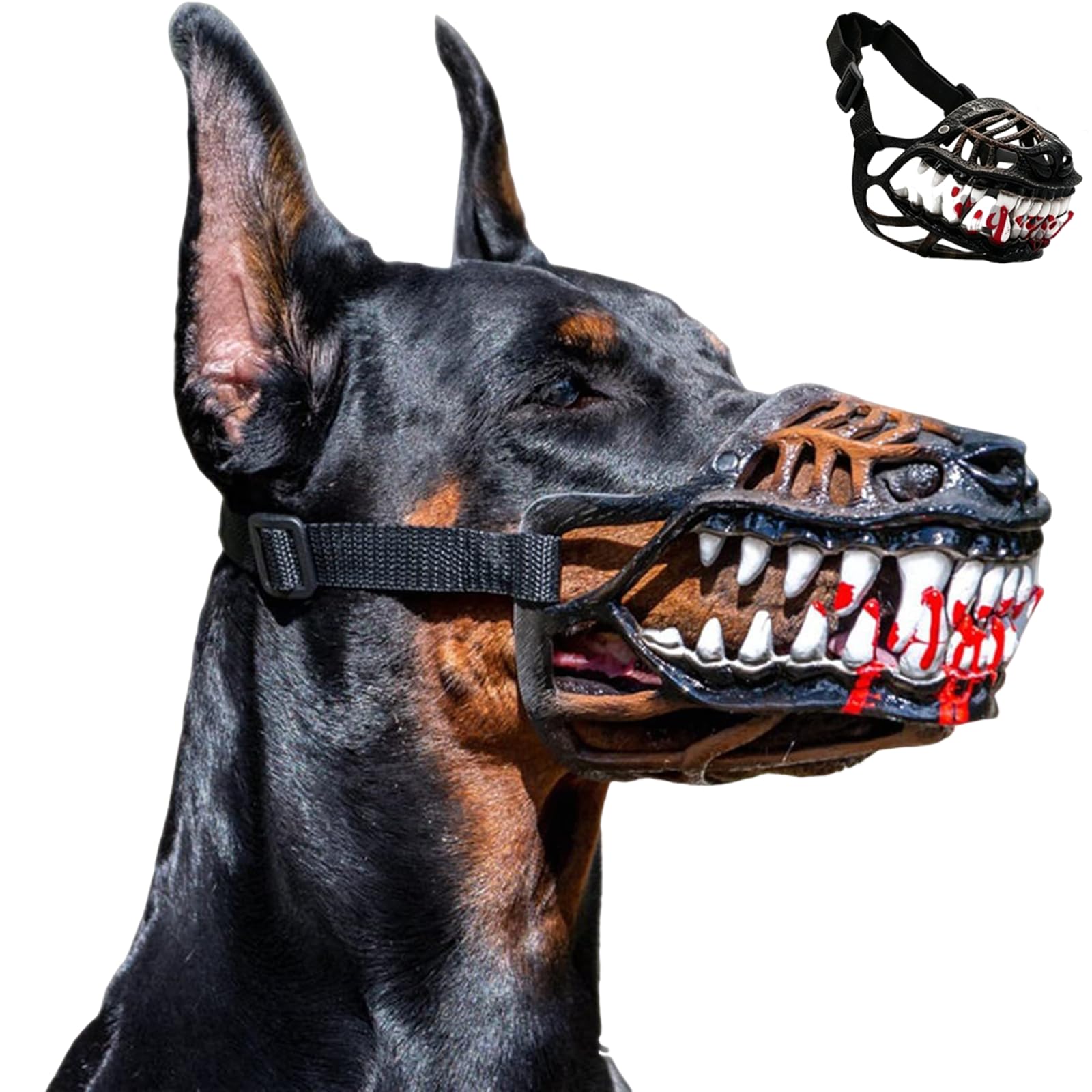Beast Dog Muzzle, Halloween Dog Costume Muzzle for Party