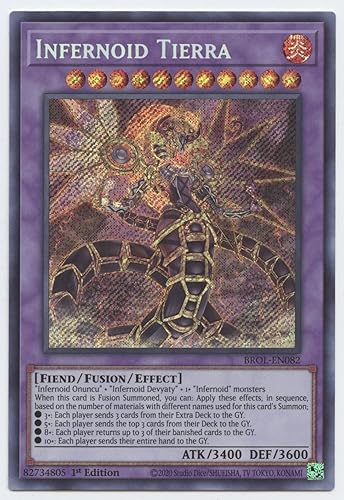 Infernoid Tierra - BROL-EN082 - Secret Rare - 1ª Edición