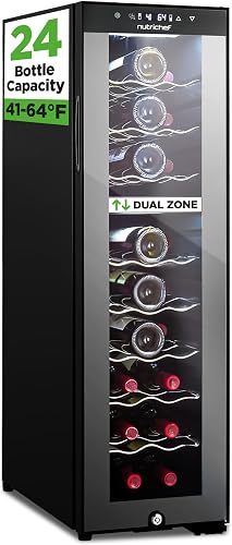 NutriChef PKCWCDS245.5 wine cooler, Black