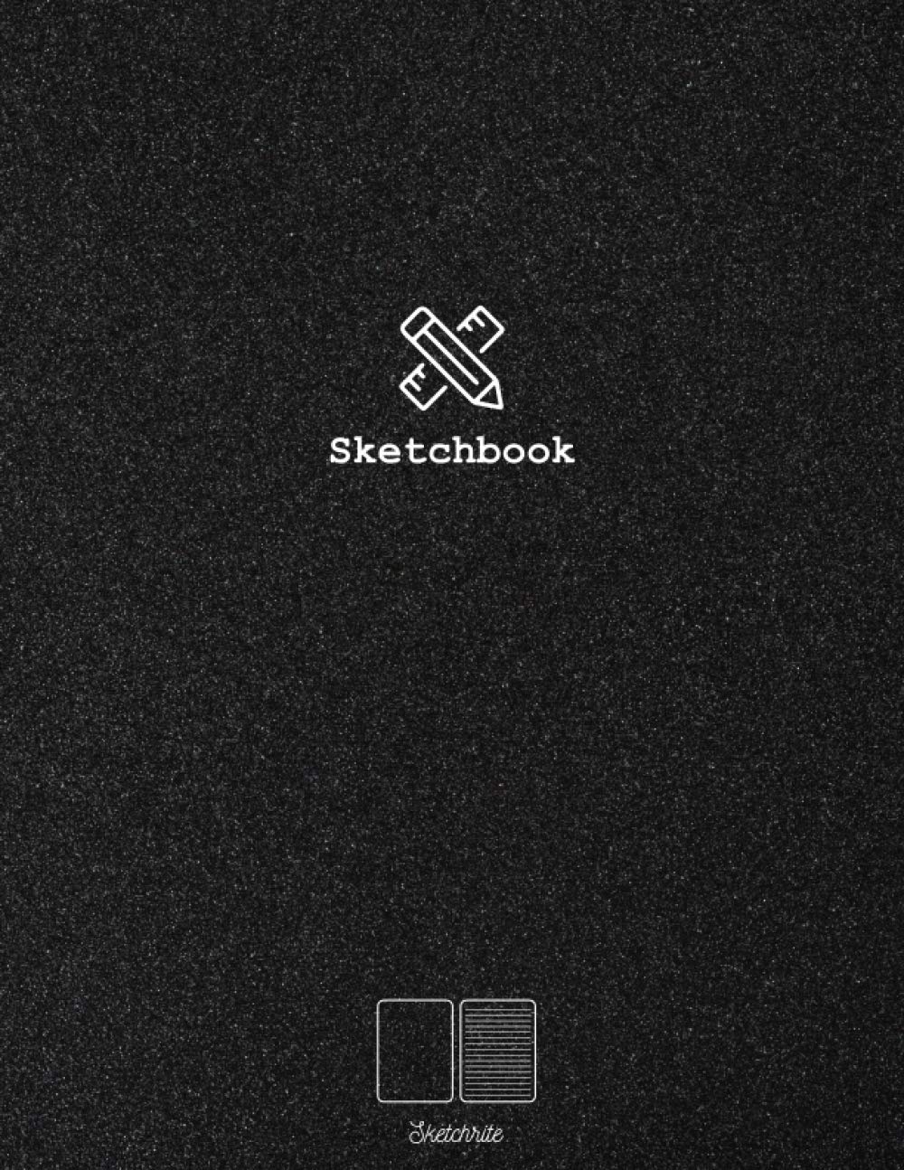 Dual Design Half Blank Alternating Half College Ruled Creative Sketchbook with Lined and Blank Pages for Drawing and Writing Journal Notebook: Dual Notebook with Sketchbook