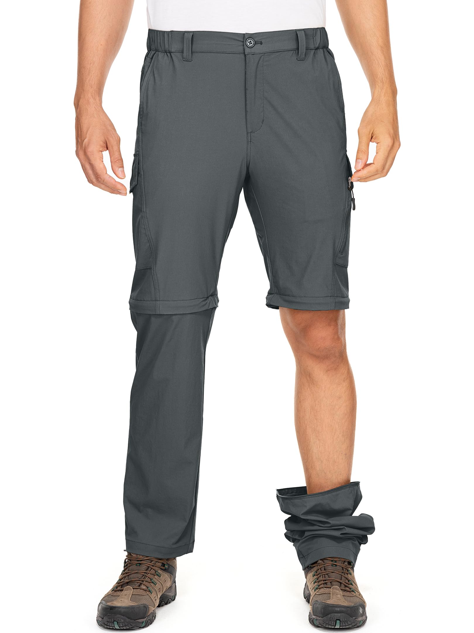 Wanderhose Herren Zip-Off Atmungsaktiv Abnehmbar Trekkinghose