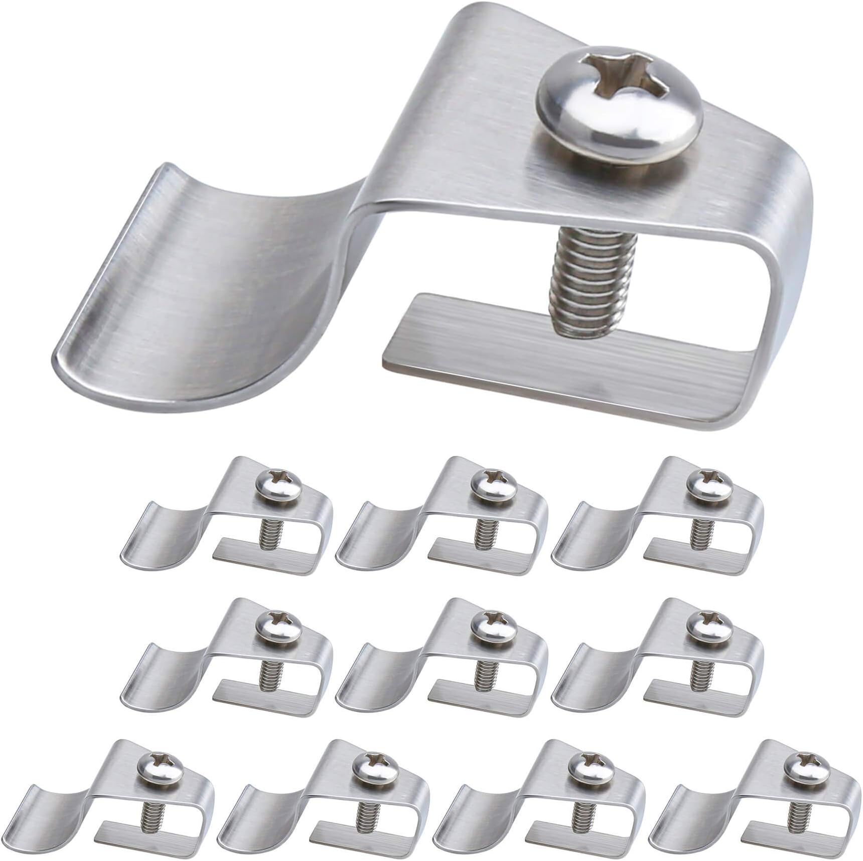 No Hole Needed for Wyze Cam Vinyl Siding Hooks Clips, Outdoor Smart Home Security Camera Bracket Hangers Accessories for Mounting WyzeCam Pan, Wyze Cam V2 (10 Pack)