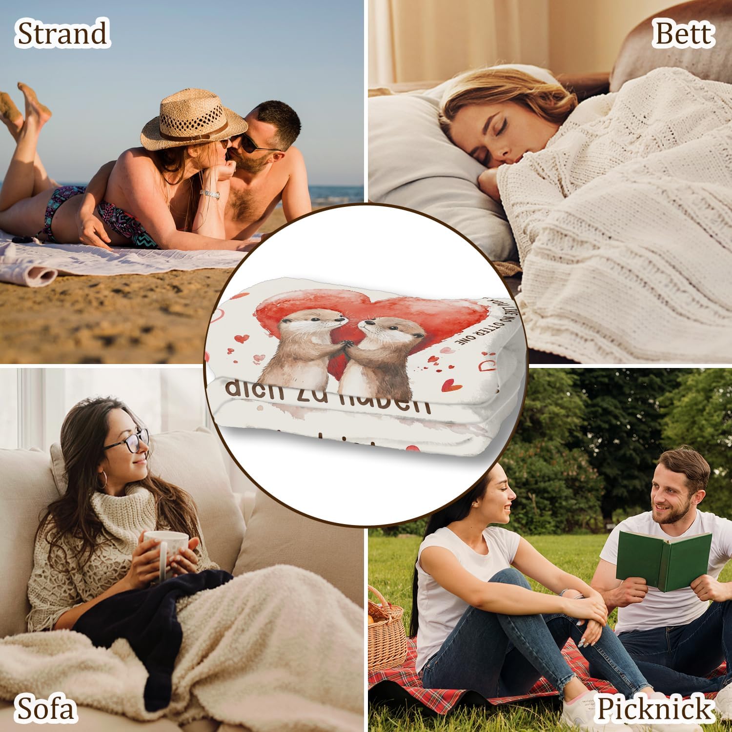 Einanmut Geschenk Freundin Geburtstag, Jahrestag Geschenke für Sie - Ultra-weiche Decke, Beste Freundinnen Geschenk, Geburtstag Geschenke für Freundin
