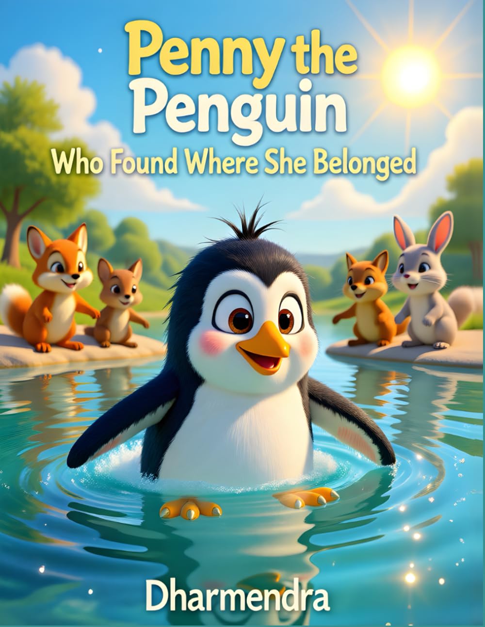 Penny the Penguin Who Found Where She Belonged: A Heartfelt Animal Picture Book About Belonging, Self-Worth, and Being Yourself for Children Ages 4–8 (Gentle Jungle Stories - Book-8)