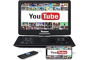 NAVISKAUTO 17.9" Portable DVD Player with Wifi and HDMI
