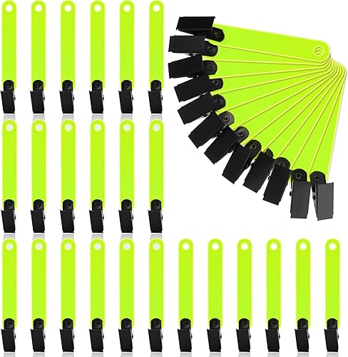 Leitee Marcadores de rastro reflectantes para árboles, tachuelas reflectoras de caza, cinta de marcado de senderos con clips para senderismo, caza