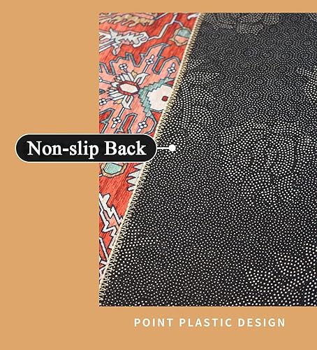 Miniatura 5 de Lodge - Alfombras nativas de cabaña para sala de estar, alfombra de área rústica de campo occidental, vida silvestre, oso, alce y ciervo, 3 x 5 pies