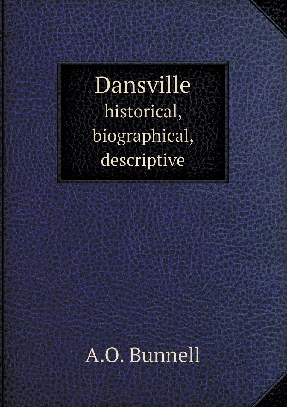 Dansville historical, biographical, descriptive