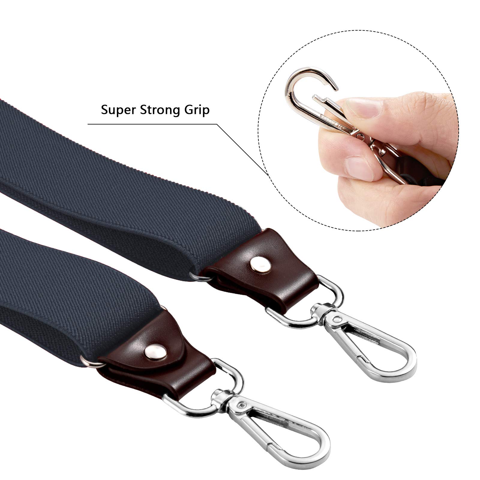 Buyless Fashion 2 pack Suspenders for Men - 48