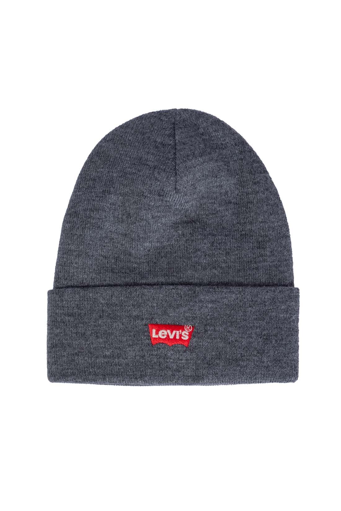 Levi's Red Batwing Embroidered Beanie Cuffia Uomo