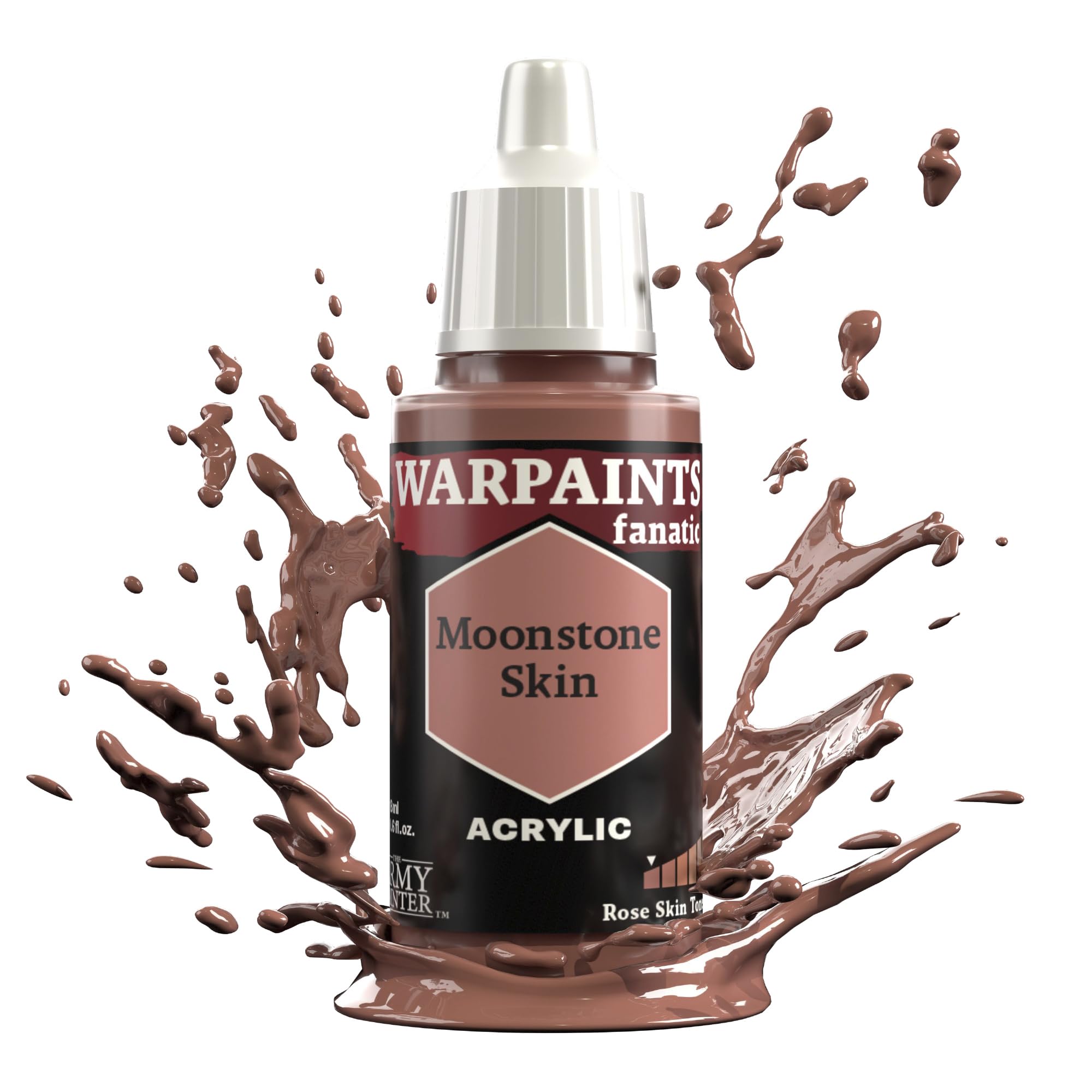 The Army Painter, Warpaints Fanatic Moonstone Skin Single Acrylics, Miniature Hobby Painting, Quality Paint for Miniature Wargaming