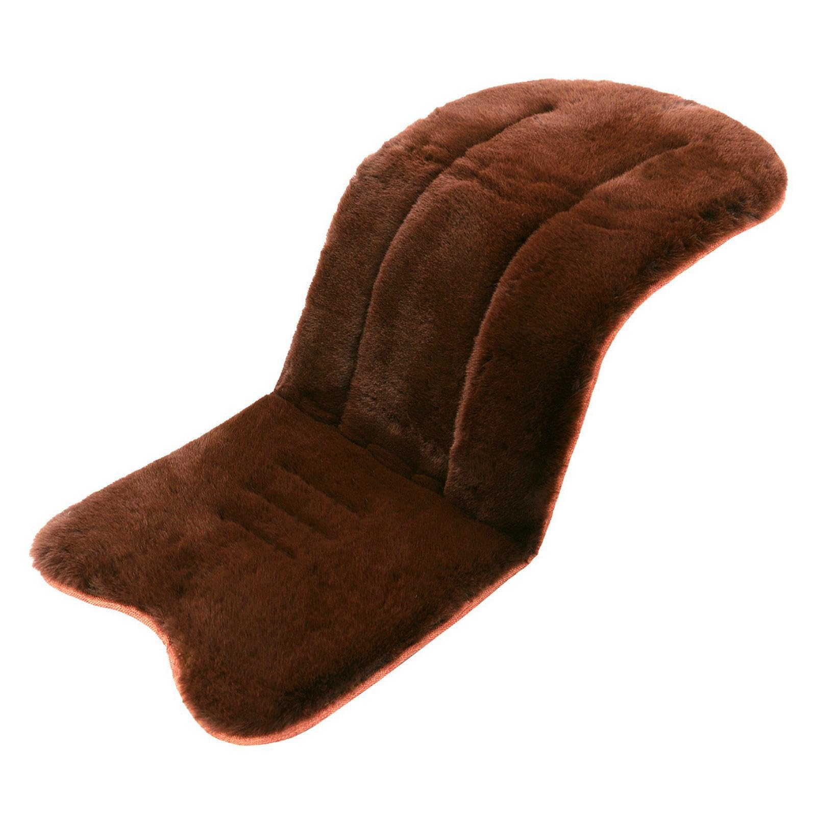 Fukamou Baby Pushchair Seat Liners Pram Liner Artificial Sheepskin Pushchair Liner, Thick Baby Stroller Liner Pad Seat Seat Cushion Pad 76x37cm