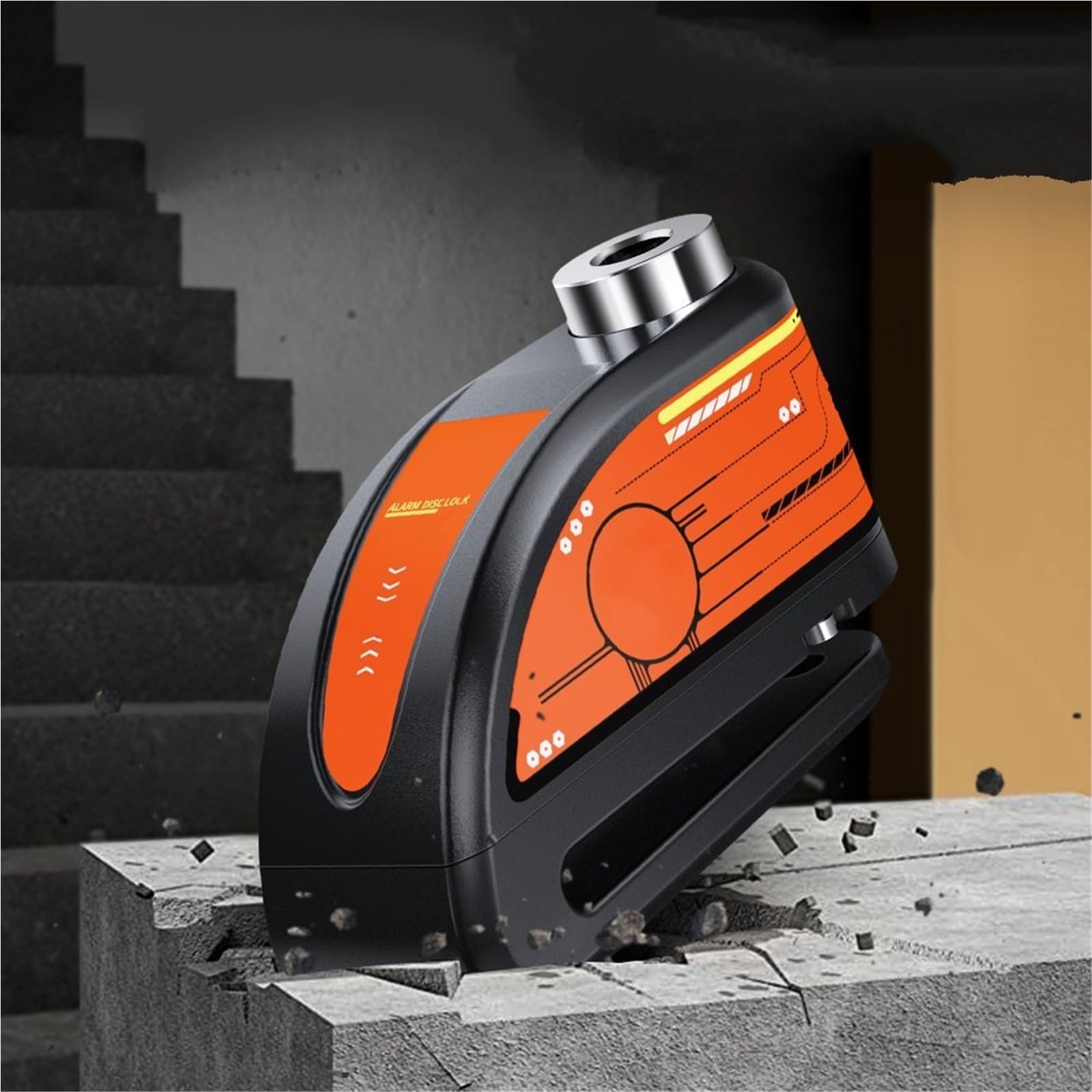 Lucchetto Antifurto Per Moto Con Freno A Disco, Impermeabile, 110 DB, Potente, Antifurto